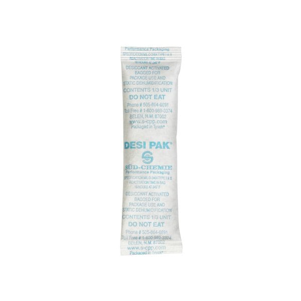 Bsc Preferred 1 x 3-1/2 x 1/4'' Tyvek Clay Desiccants - 5 Gallon Pail, 700PK BUY00016585 - main